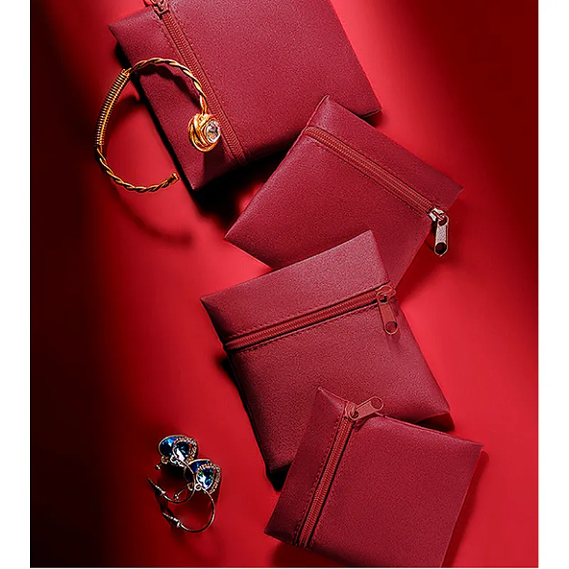 Microfiber Fabric Jewelry Bag Pouch