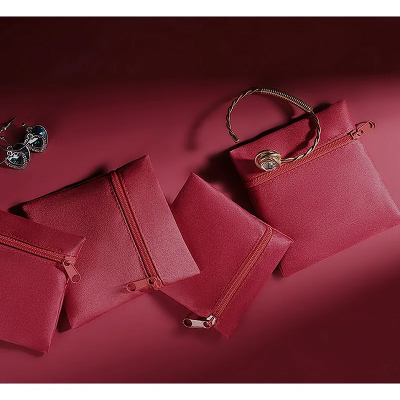 Microfiber Fabric Jewelry Bag Pouch