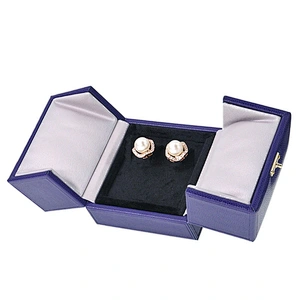 Button-down Double Open Jewelry Box