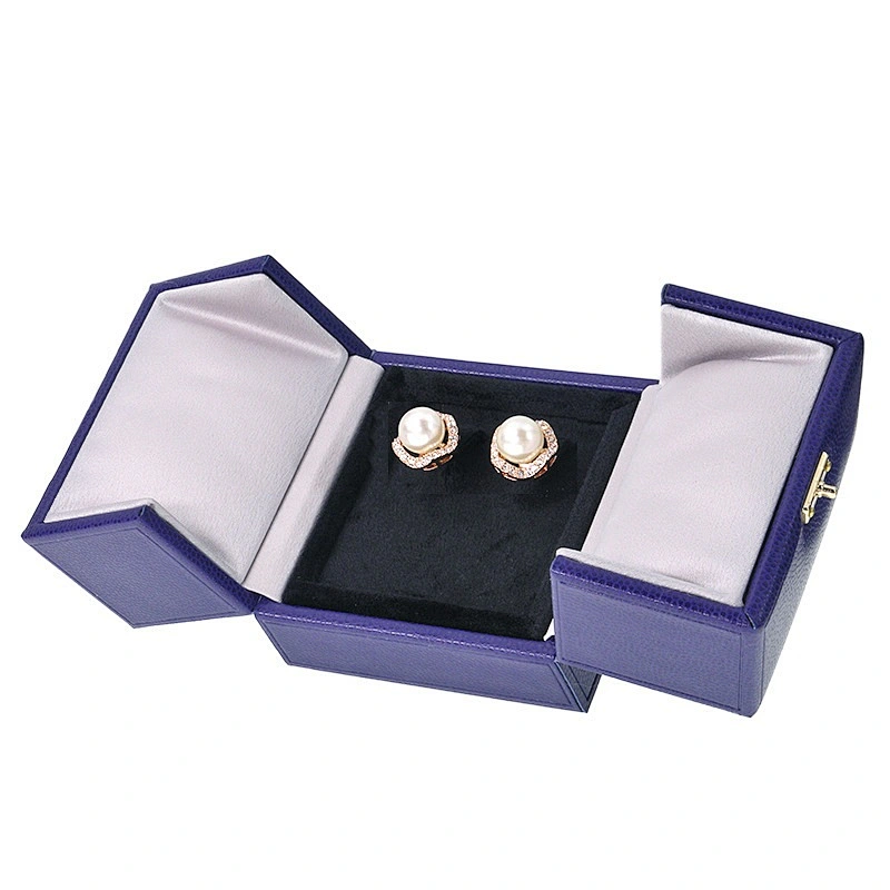 Button-down Double Open Jewelry Box