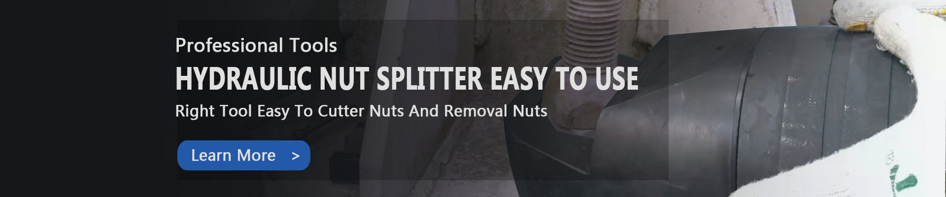 hydraulic nut splitter to cutter nuts