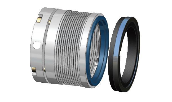 AS-BJ09 (609) metal metal bellow mechanical seal