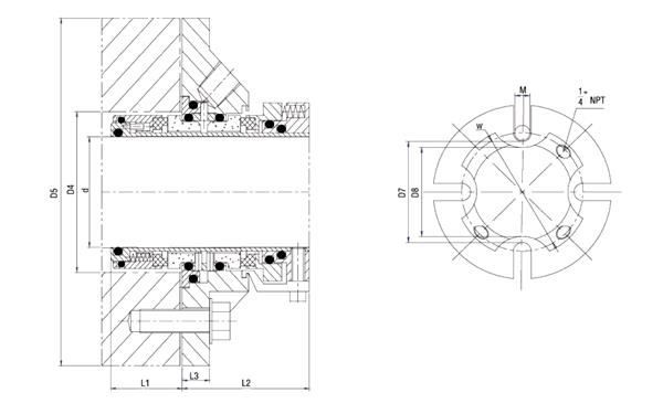 CDSA cartridge mechanical seal