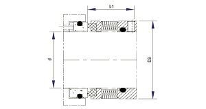 AS-BJ80 metal bellow mechanical seal
