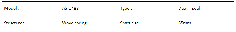 mechanical seal with wave spring