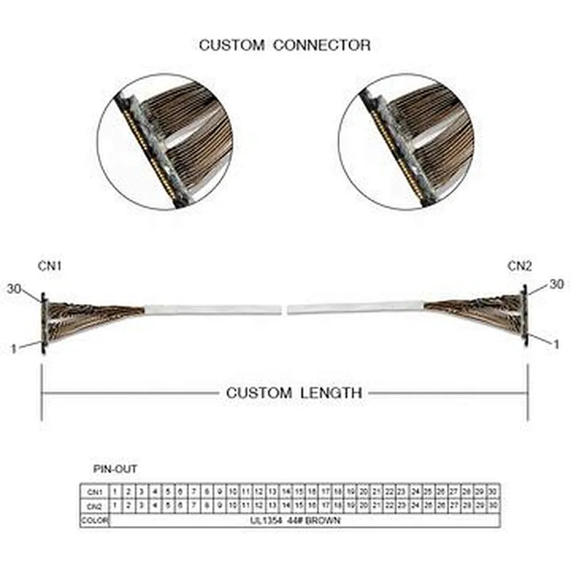 0.3mm Pitch Vertical mating Board to Micro Coaxial Cable Connectors DF56 26P 0.3S