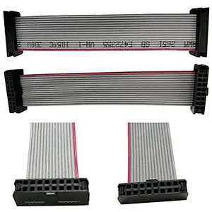 Custom 2mm pitch idc 2 3 4 5 6 7 8 9 10 12 14 16 18 20 24 26 30 40 pin flat ribbon cable or idc flat