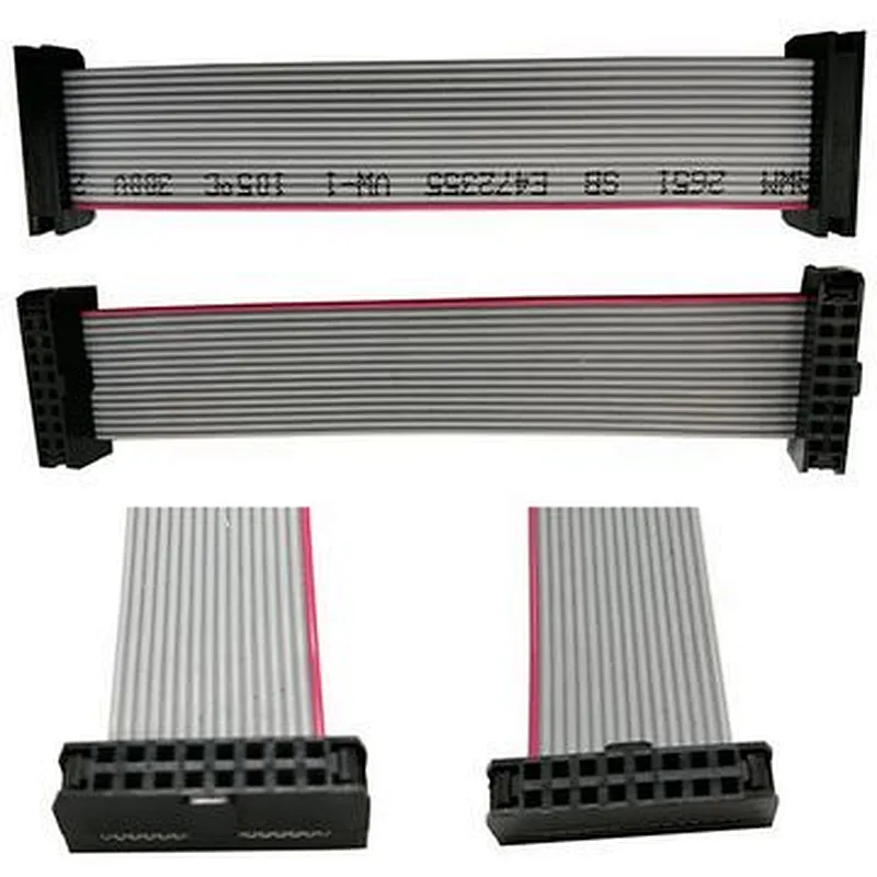 Custom 2mm pitch idc 2 3 4 5 6 7 8 9 10 12 14 16 18 20 24 26 30 40 pin flat ribbon cable or idc flat