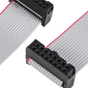 Custom 2mm pitch idc 2 3 4 5 6 7 8 9 10 12 14 16 18 20 24 26 30 40 pin flat ribbon cable or idc flat