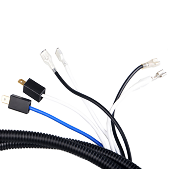 Hot sell 12V /24V Waterproof Motorcycle relay horn wire harness cable assembly