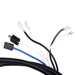 Hot sell 12V /24V Waterproof Motorcycle relay horn wire harness cable assembly