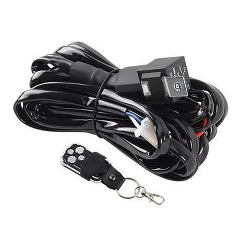 DC12V Input 14AWG Automotive Strobe Wiring Harness for LED Pod Light Bar Flash Wire Harness