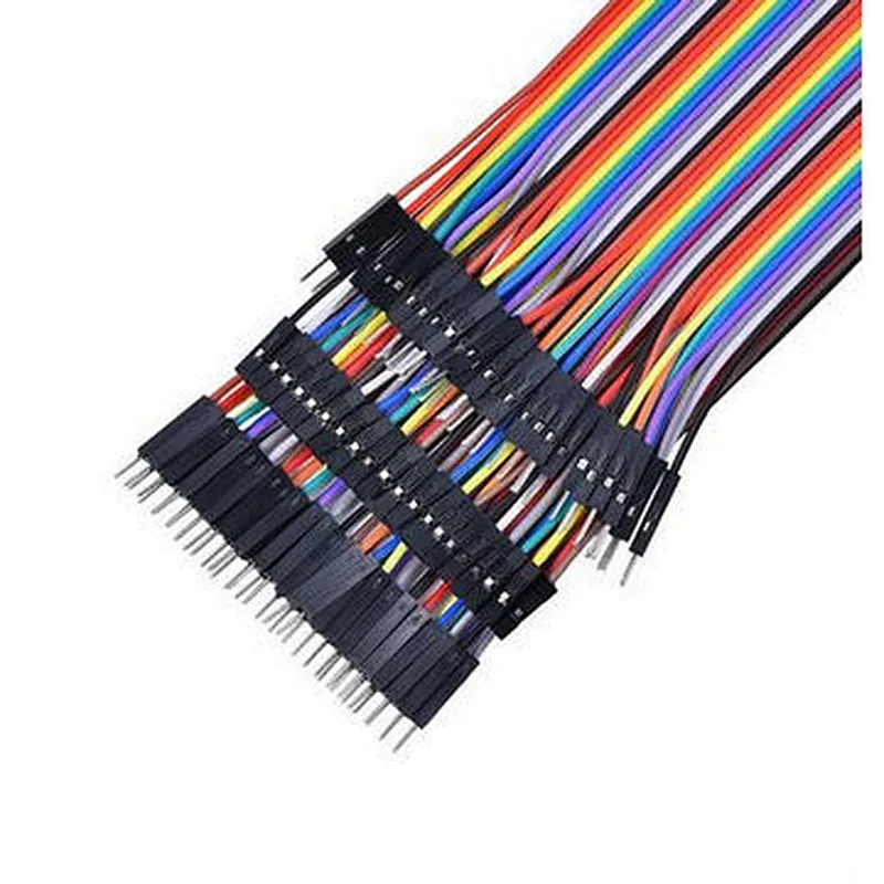 Custom Male to Female 1P 2P 3P 4P 5P 6P 10P 20P 30P 40P DuPon 2.54mm Breadboard Line flat ribbon