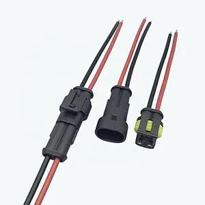 HID 1.5mm Waterproof Plug Automotive Wire Harness Connector