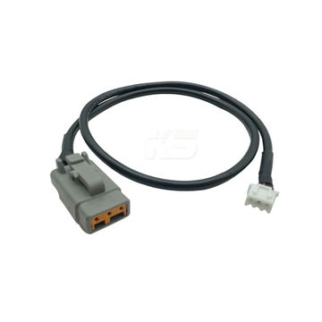 3Pin Deutsch DTM Wire Connector Gray Waterproof Female Male Auto Plug DTM06-3S/ATM06-3S to XH 2.54mm