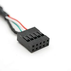 Customizable Dupon 2.54 Connector 25 Pin Double Row Electrical Wire Harness