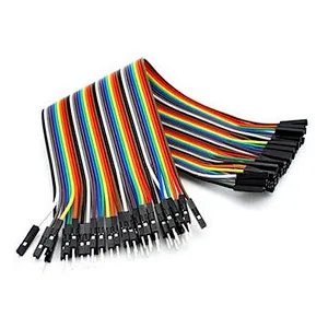Custom Male to Female 1P 2P 3P 4P 5P 6P 10P 20P 30P 40P DuPon 2.54mm Breadboard Line flat ribbon