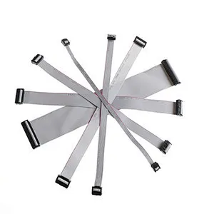 Custom 2mm pitch idc 2 3 4 5 6 7 8 9 10 12 14 16 18 20 24 26 30 40 pin flat ribbon cable or idc flat