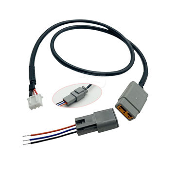 3Pin Deutsch DTM Wire Connector Gray Waterproof Female Male Auto Plug DTM06-3S/ATM06-3S to XH 2.54mm