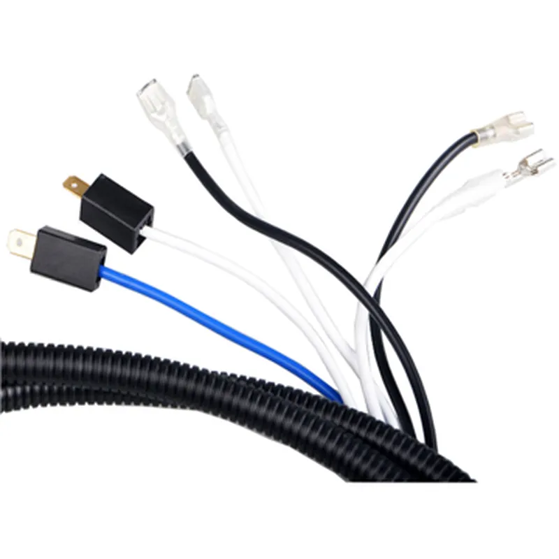 Hot sell 12V /24V Waterproof Motorcycle relay horn wire harness cable assembly