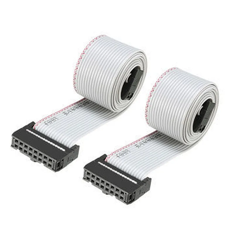 Custom 2mm pitch idc 2 3 4 5 6 7 8 9 10 12 14 16 18 20 24 26 30 40 pin flat ribbon cable or idc flat