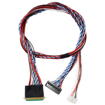 Customized 40pin to 30pin led to lcd converter cable Harness assembly