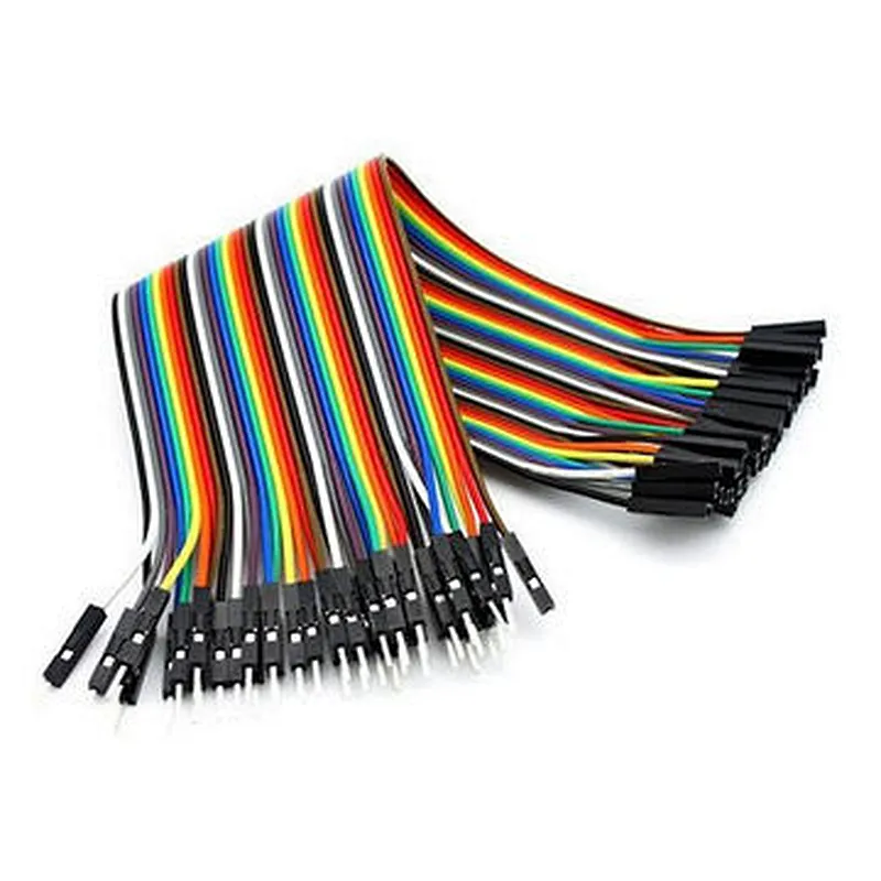 Custom Male to Female 1P 2P 3P 4P 5P 6P 10P 20P 30P 40P DuPon 2.54mm Breadboard Line flat ribbon