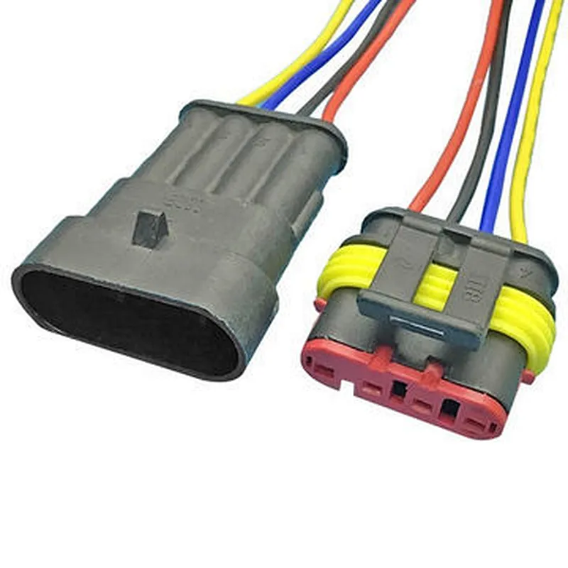 HID 1.5mm Waterproof Plug Automotive Wire Harness Connector