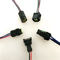 Customized car wiring Tyco amp connector 174259-2 auto waterproof connector wire harness