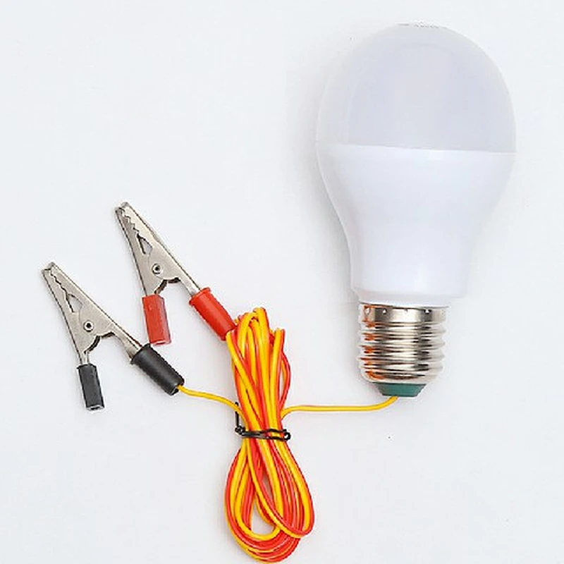 Fabricantes de China DC12V Bombilla Led Luz con clips de cable de 1 m