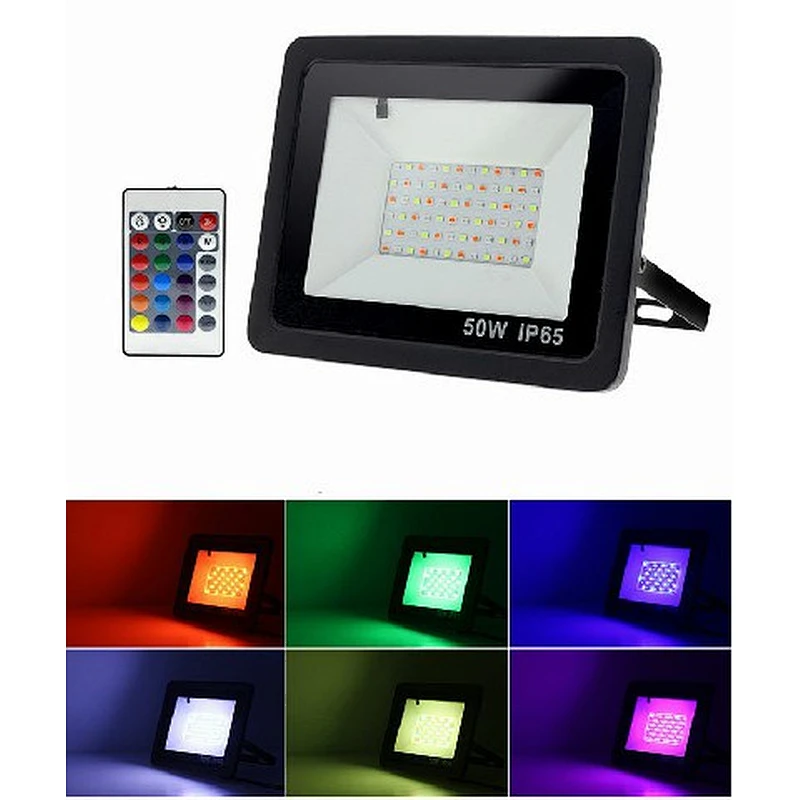 30W 50W Super Slim Flood Light Impermeable Ip66 30W Smart Ceramic Rgb Luces de inundación al aire libre