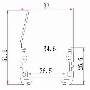 Fábrica de Guangdong, luz LED para exteriores de alta potencia para arandela de pared, estructura de iluminación de carcasa, luz a prueba de agua para arandela de pared