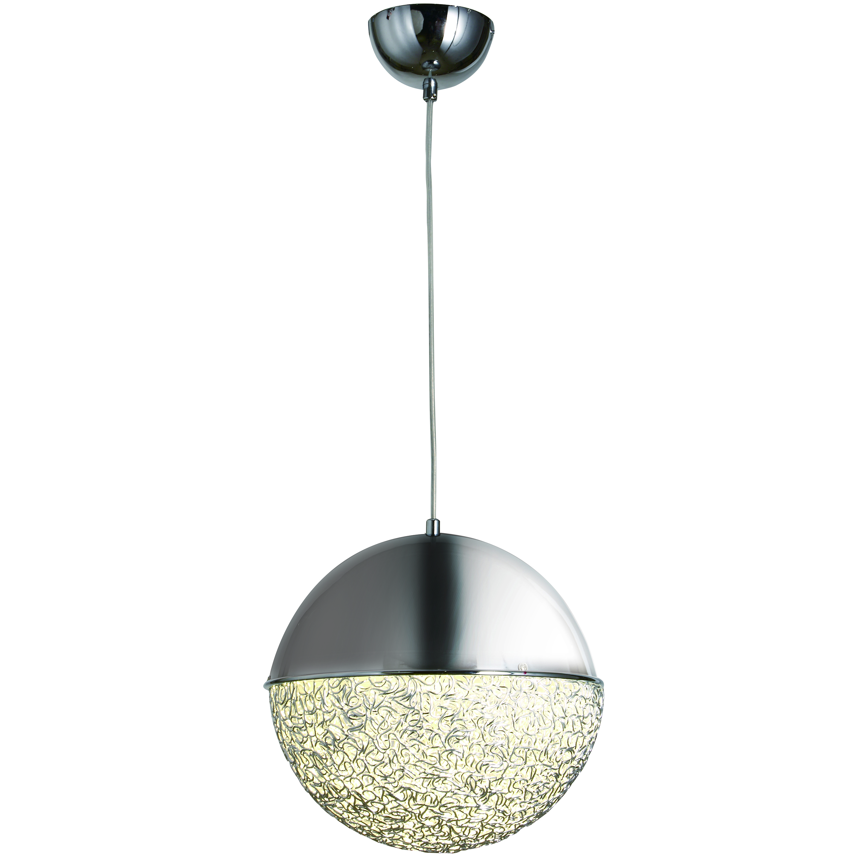 Beautiful European modern pendant light restaurant bar home hotel decoration LED  chrome pendant light