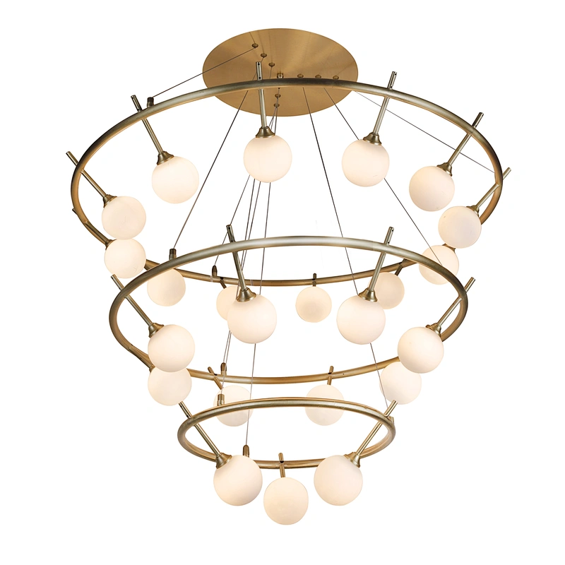 Wedding chandelier European modern beaurtiful high-end noble golden home hotel villa pendant ligjht