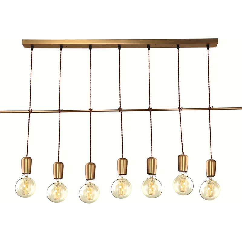 Vintage Fancy Copper Bar Restaurant Bedside Nordic Metal Lamp E27 Holder Single Simple Villa Wall Lamp