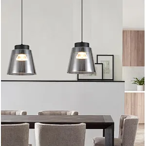 Modern LED 15W pendant light Nordic style contemporary glass hanging lamp for kitchen dinning decoration