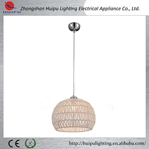 Hot sell indoor dining room rattan pendant light