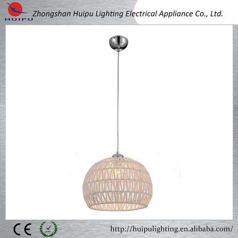 Hot sell indoor dining room rattan pendant light
