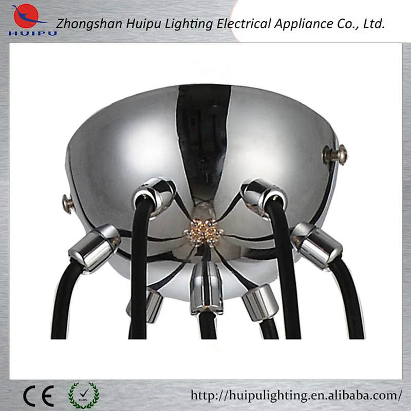 new design pendant lamp with many glass shade dining lamp