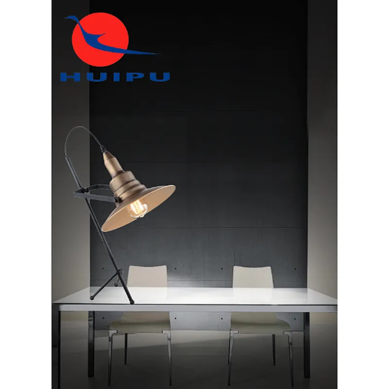 high-end retro table lamp industrial iron art table lamp