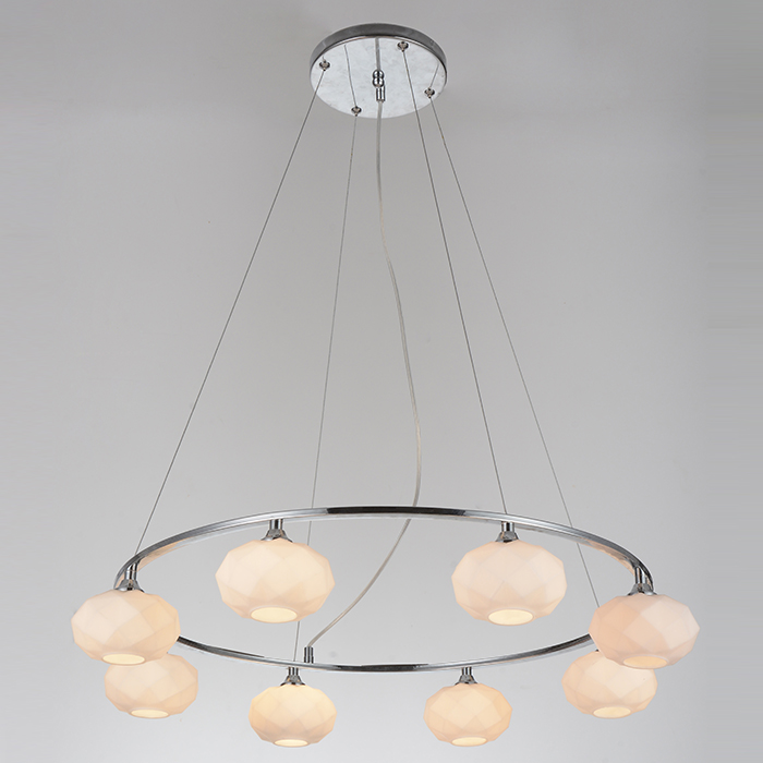 Modern round circle shape crystal ball pendant light /chandelier light