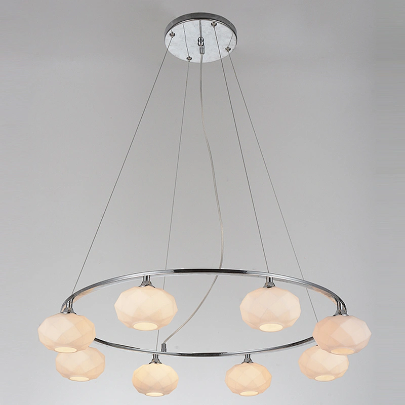 Modern round circle shape crystal ball pendant light /chandelier light