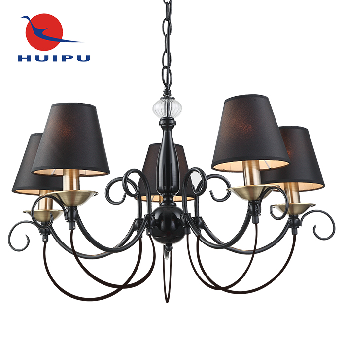European Design Modern Farmhouse Used 5 Lights E14 Holder Bedroom Lighting Chandelier