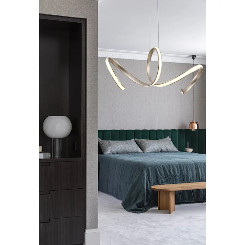 2022 China new wholesale modern LED aluminum pendant light for home hotel mall villa office lighting