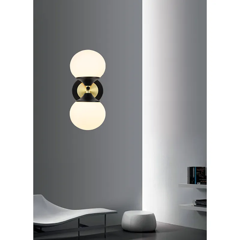 indoor 2 lights modern wall lamp