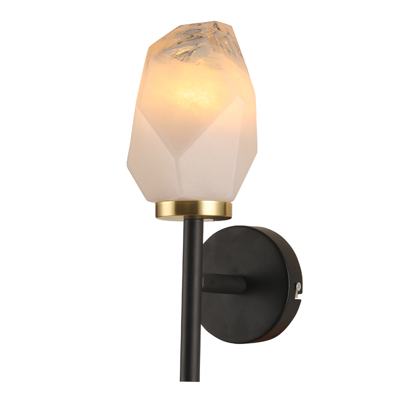 House Decoration Bedside Hotel Wall Lamp European Modern Style Beautiful High Quality Glass LED Wall Lamp