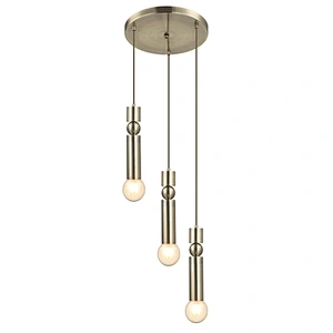 European Style Antique Brass Plating Metal Industrial Decorate E27 Energy Saving Pendant Lighting Vintage Lamp