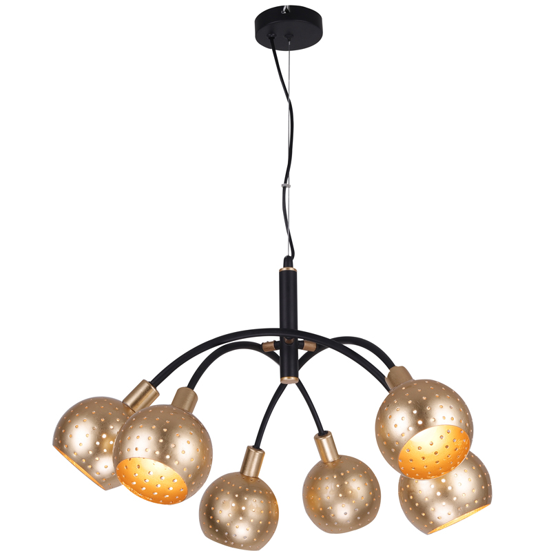 European modern luxury metal chandelier pendant light