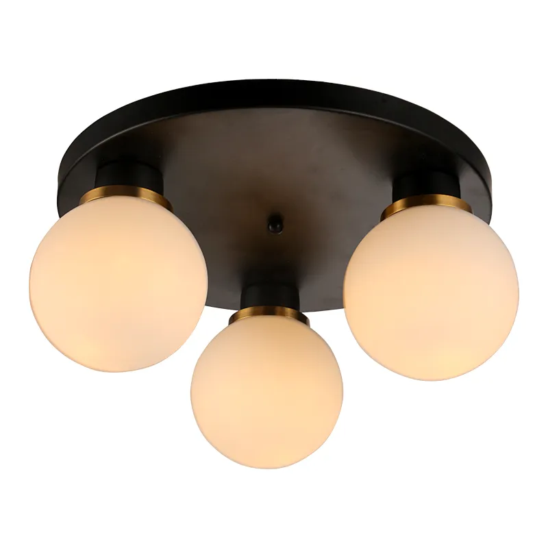 European modern opal glass wall ceiling light