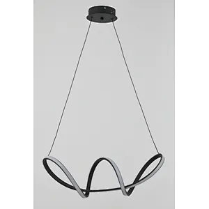 2022 New European modern creative LED 36W pendant lighting home hotel decoration black aluminum pendant light